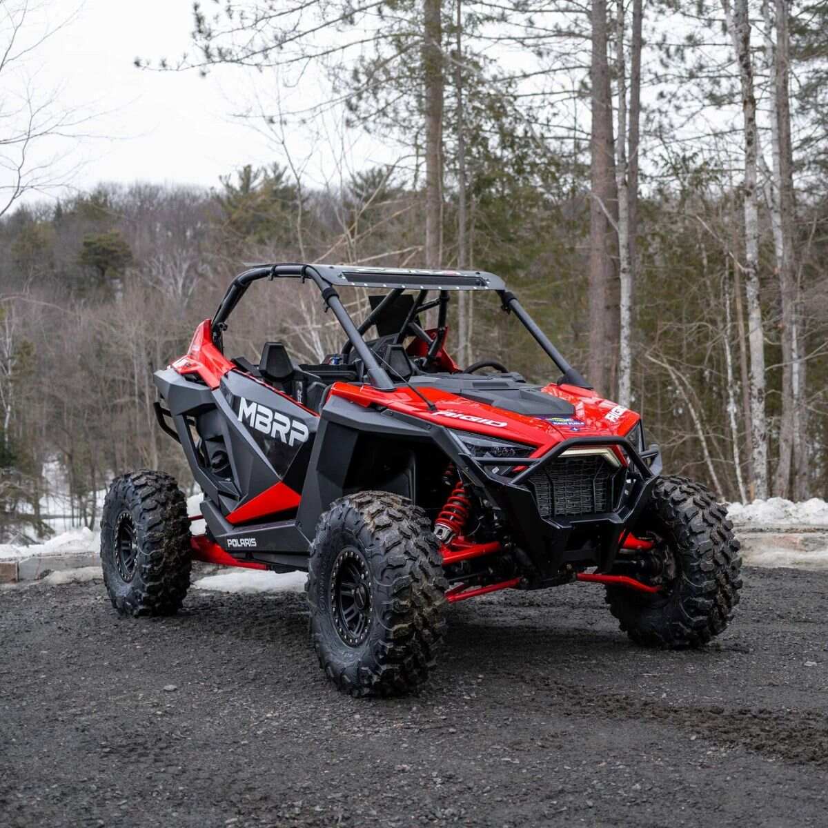MBRP '20-'26 Polaris RZR Turbo R/Pro XP/S Moderate Sport Series Chambered Core Slip-On Exhaust