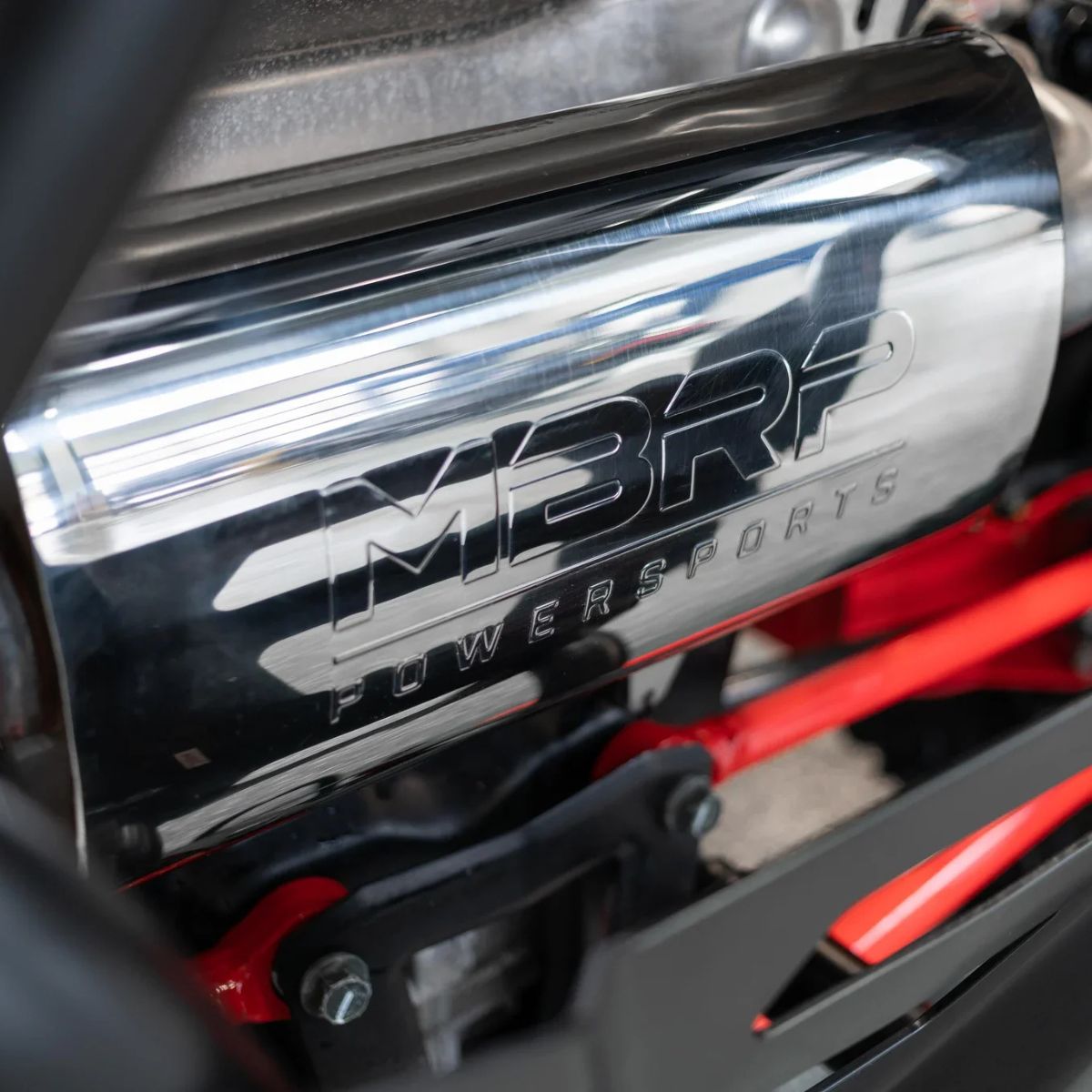 MBRP '20-'26 Polaris RZR Turbo R/Pro XP/S Moderate Sport Series Chambered Core Slip-On Exhaust