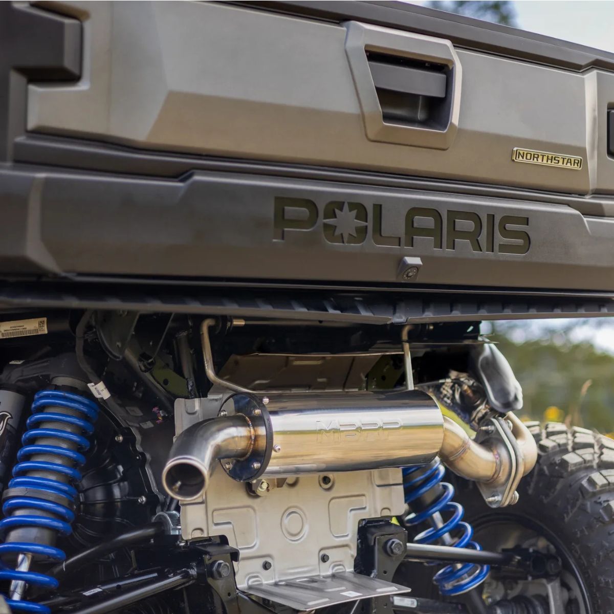 MBRP '24-'26 Polaris Xpedition Moderate Performance Series Slip-on Exhaust