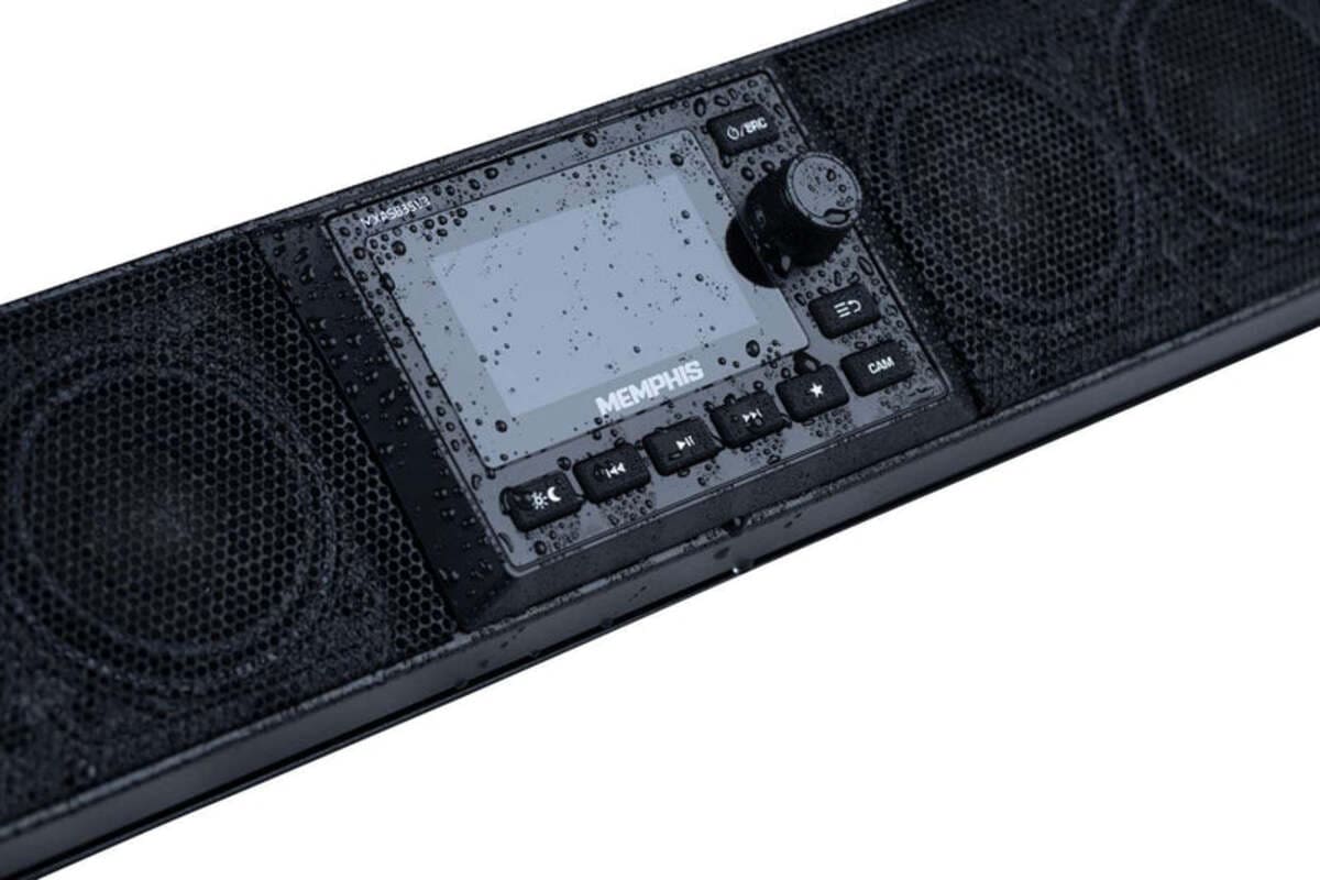 Memphis Powersports 24" Sound Bar with LED and Video Input