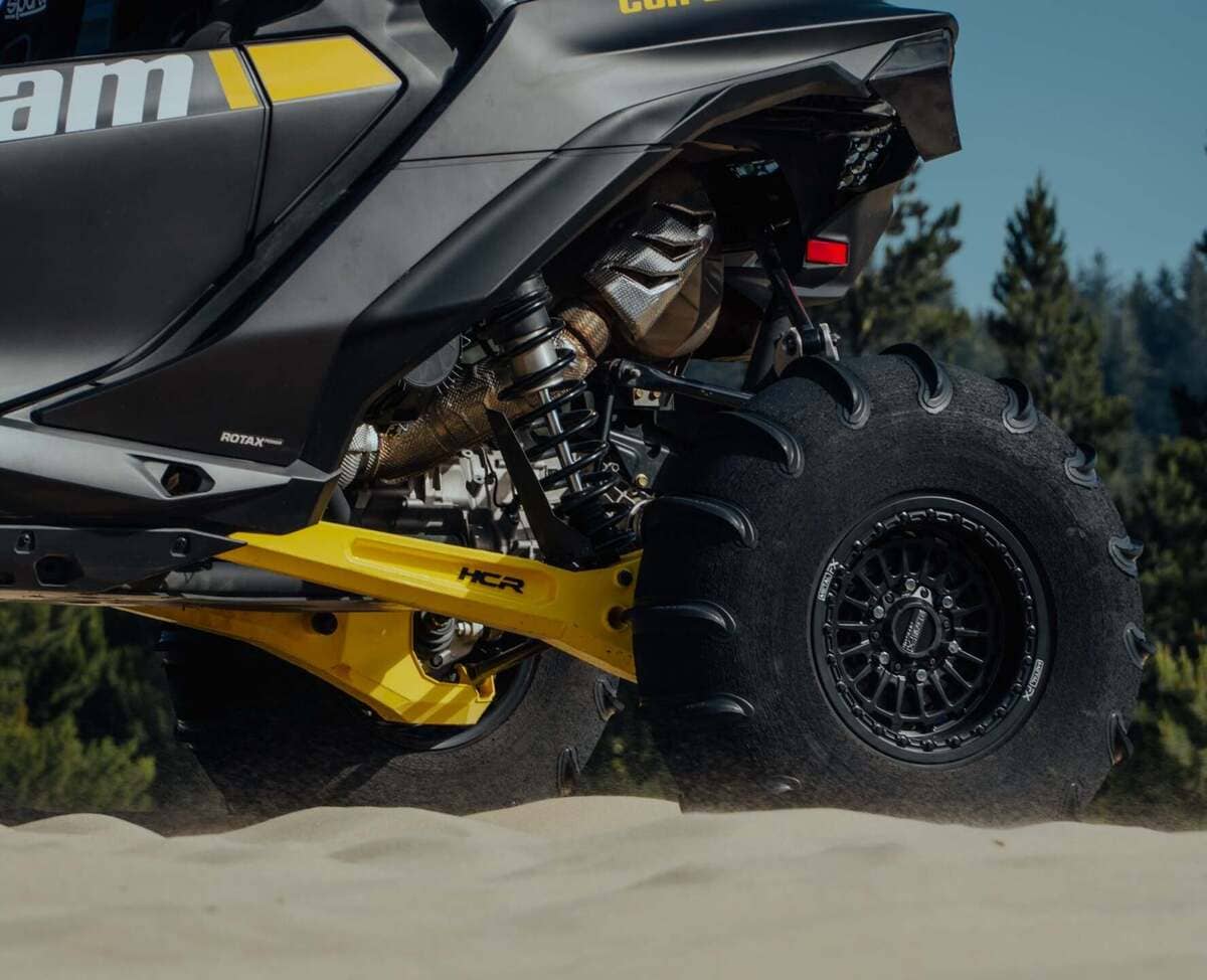 MetalFX '24+ Can-Am Maverick R Delta 6R Beadlock - Satin Black