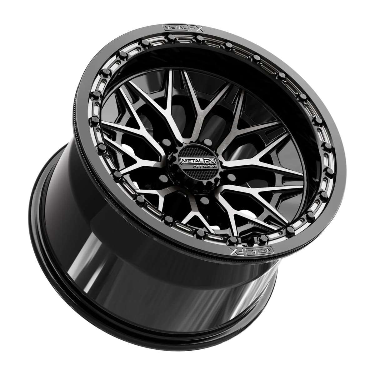 MetalFX Alpha R Beadlock - Gloss Black DDT Face