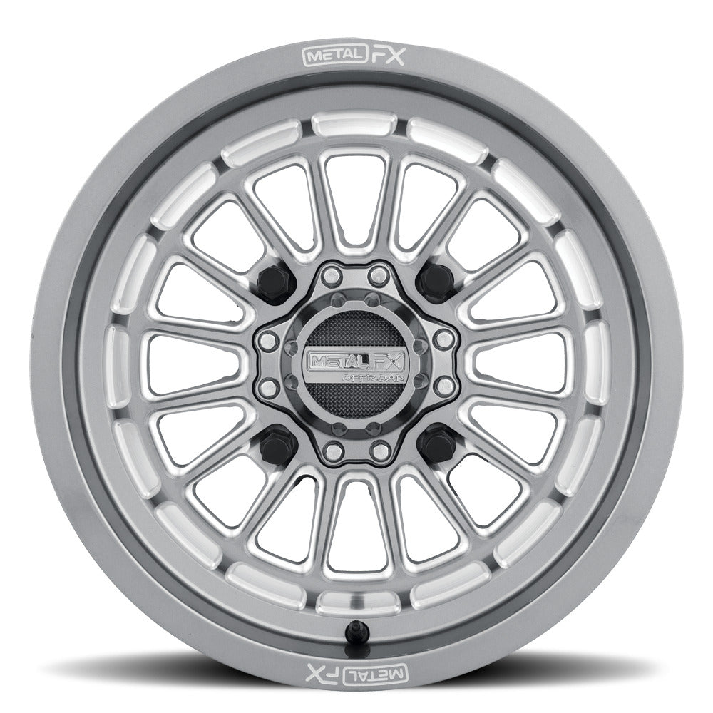 MetalFX Delta Contrast Cut Non-Beadlock Wheel - Gunmetal