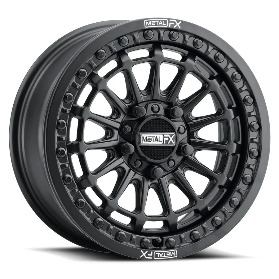 MetalFX Delta R Black Beadlock & Maxxis Carnivore Radial Wheel & Tire Kit
