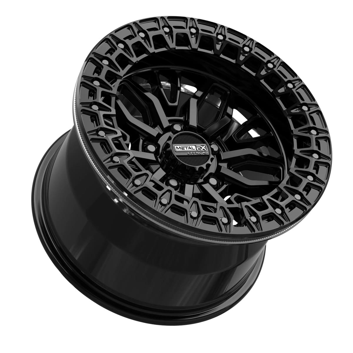 MetalFX Mayhem R Beadlock - Gloss Black