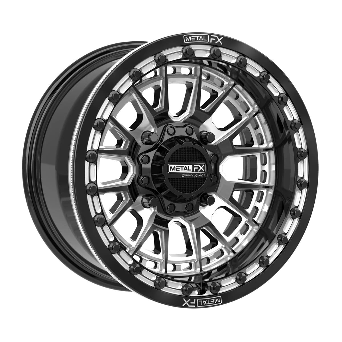 MetalFX Slayer Beadlock - Gloss Black Contrast Cut