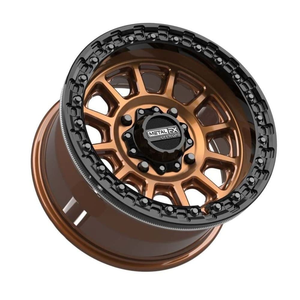 MetalFX Smoked Bronze Rampage Beadlock w/ Gloss Black Ring