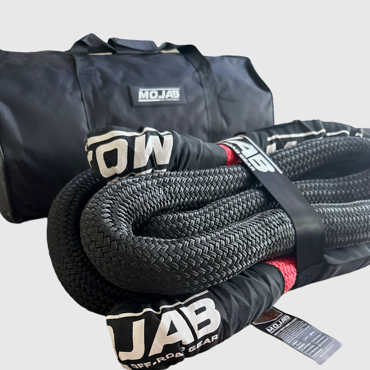 Mojab Off-Road 1 1/2” x 30' Kinetic Rope W/Storage Bag