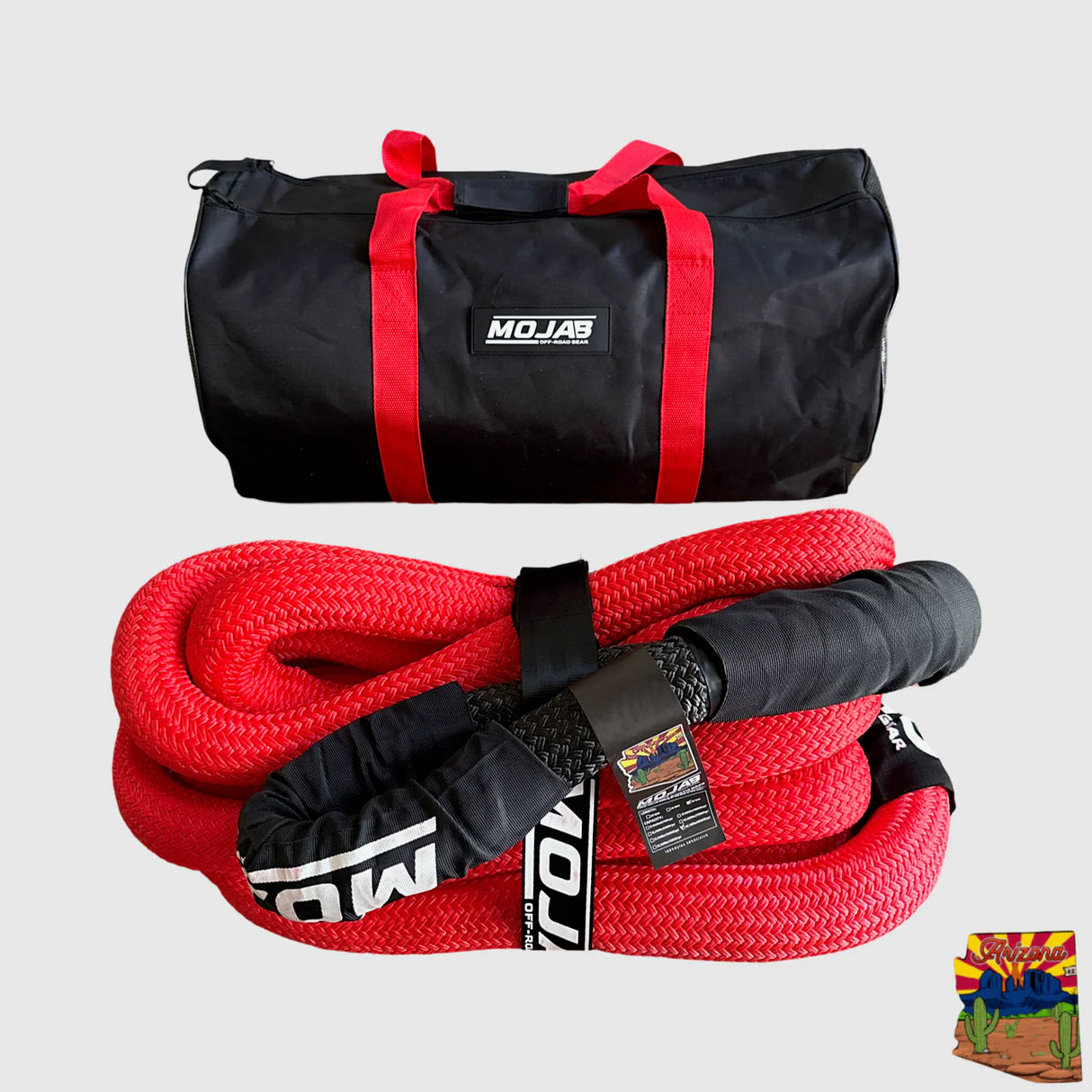 Mojab Off-Road 1 1/2” x 30' Kinetic Rope W/Storage Bag