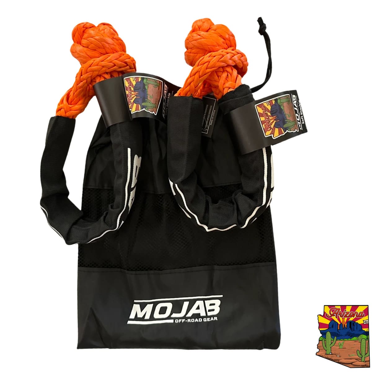 Mojab Off-Road 1/2'' x 22'' Set of 2 Soft Shackles W/sleeve & bag