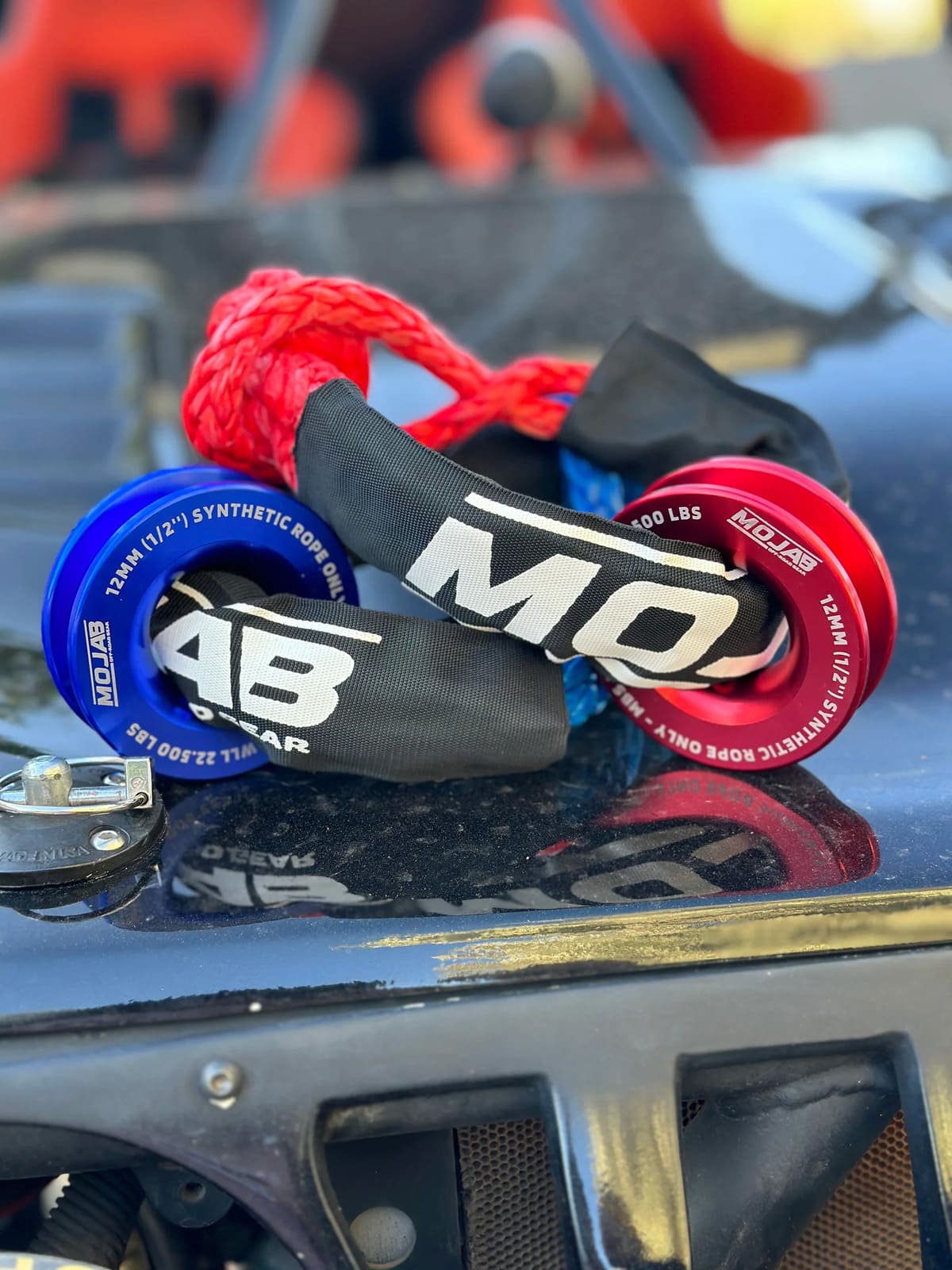 Mojab Off-Road 1/2'' x 22'' Set of 2 Soft Shackles W/sleeve & bag