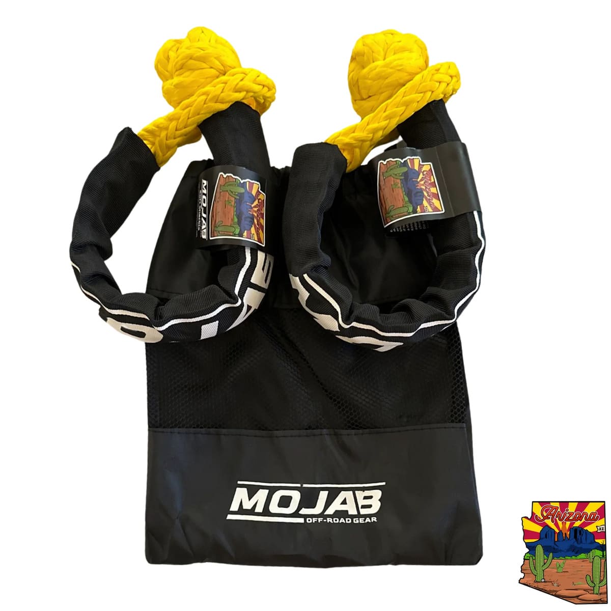 Mojab Off-Road 1/2'' x 22'' Set of 2 Soft Shackles W/sleeve & bag