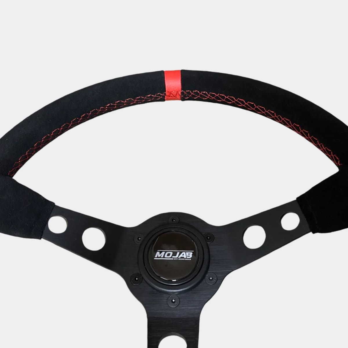 Mojab Off-Road 13.5" Deep Dish Leather/Suede Steering Wheel