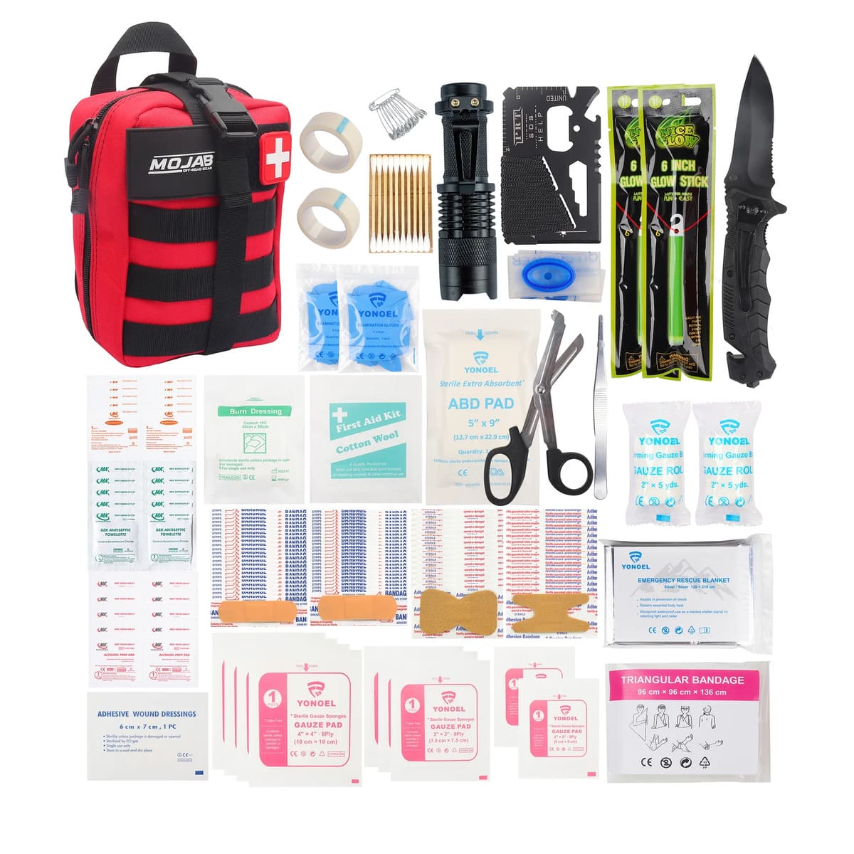Mojab Off-Road 151 Pieces First Aid Kit