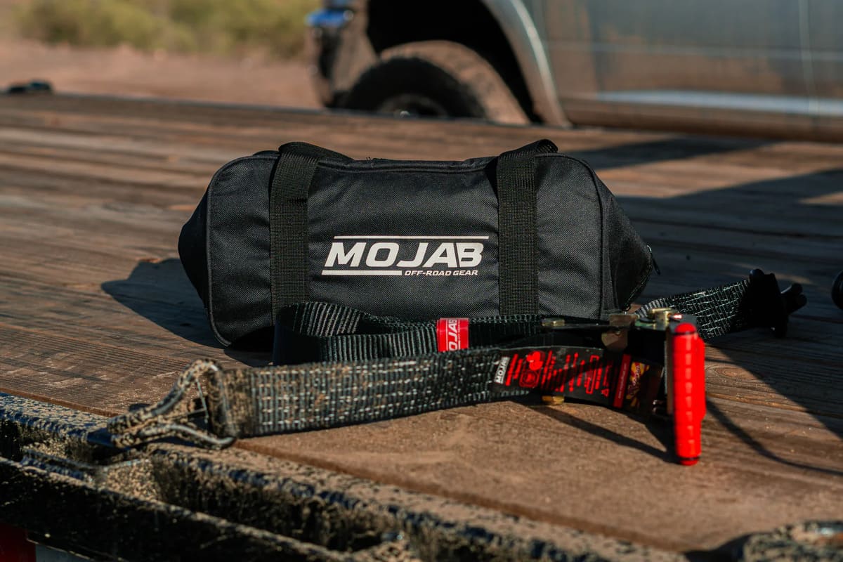 Mojab Off-Road 2" x 39" Axle & 2" x 10' Ratchet Closed Hook Pack of 4 Tie-Down Set