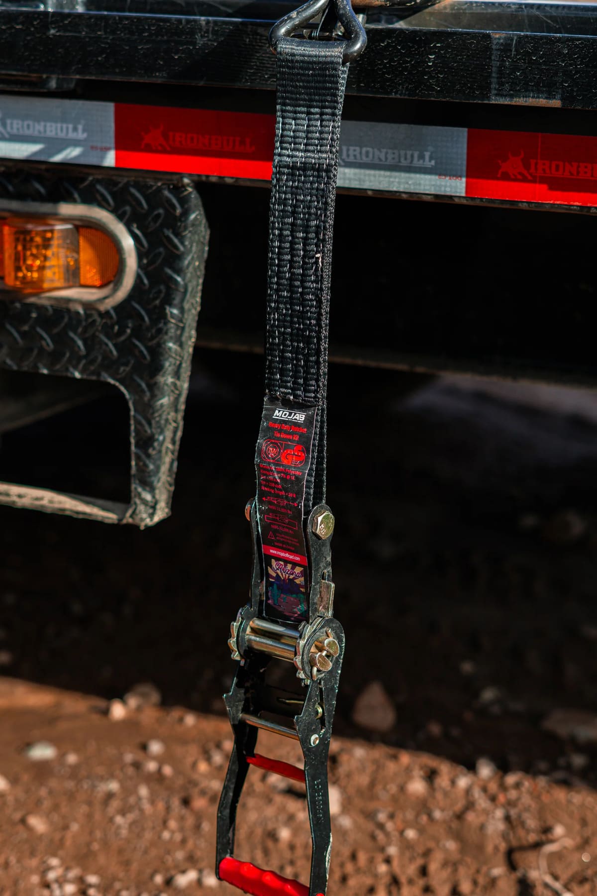 Mojab Off-Road 2" x 39" Axle & 2" x 10' Ratchet Closed Hook Pack of 4 Tie-Down Set