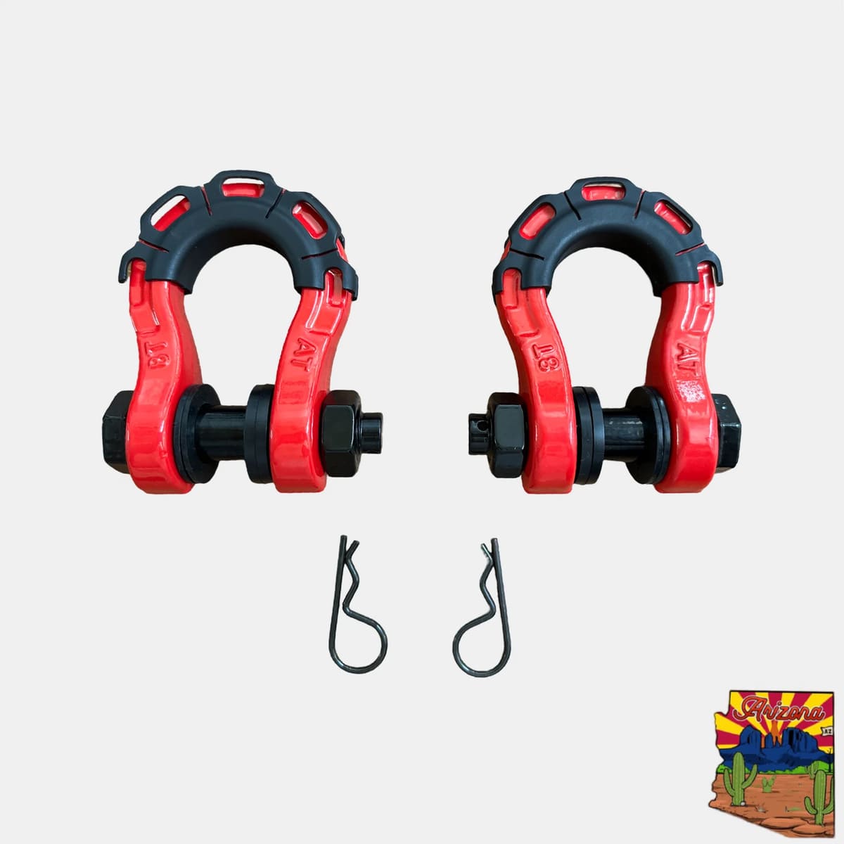 Mojab Off-Road 3/4” Forged 8T Steel D-Shackle Set