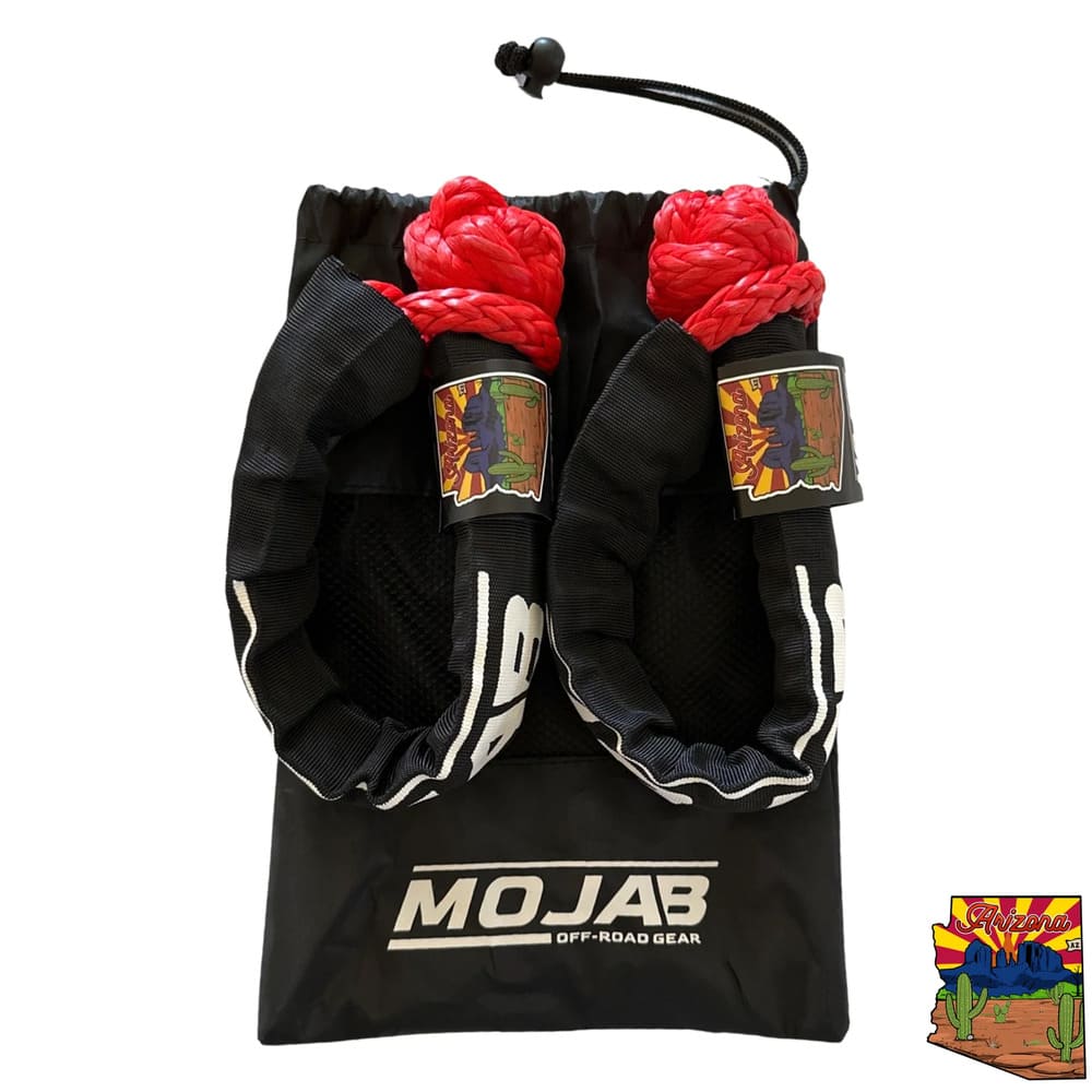 Mojab Off-Road 3/8'' x 22” Set of 2 Soft Shackles with sleeve and bag
