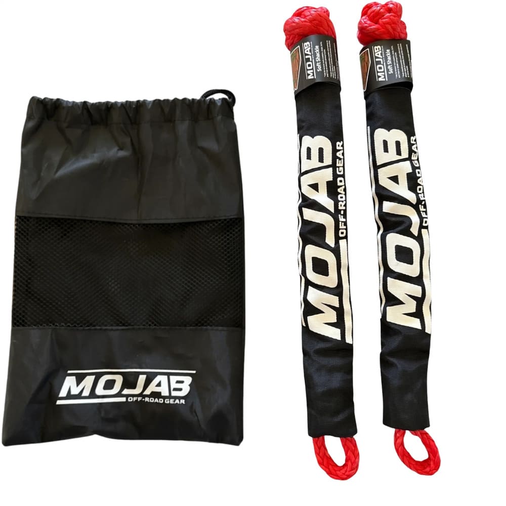 Mojab Off-Road 3/8'' x 22” Set of 2 Soft Shackles with sleeve and bag
