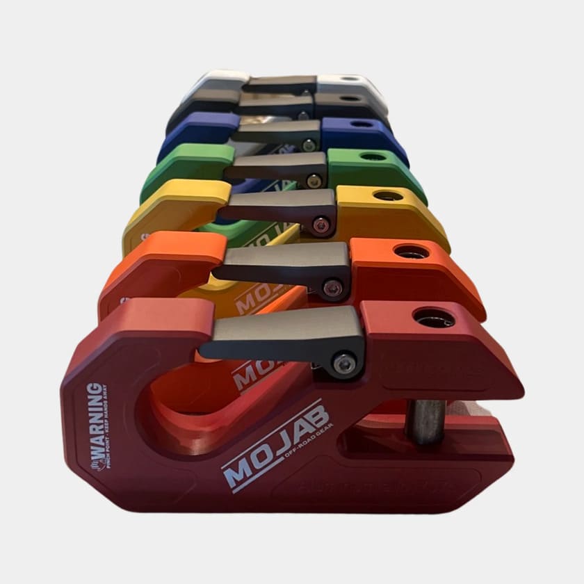 Mojab Off-Road Aluminum Closed Latch & Winch Shackle