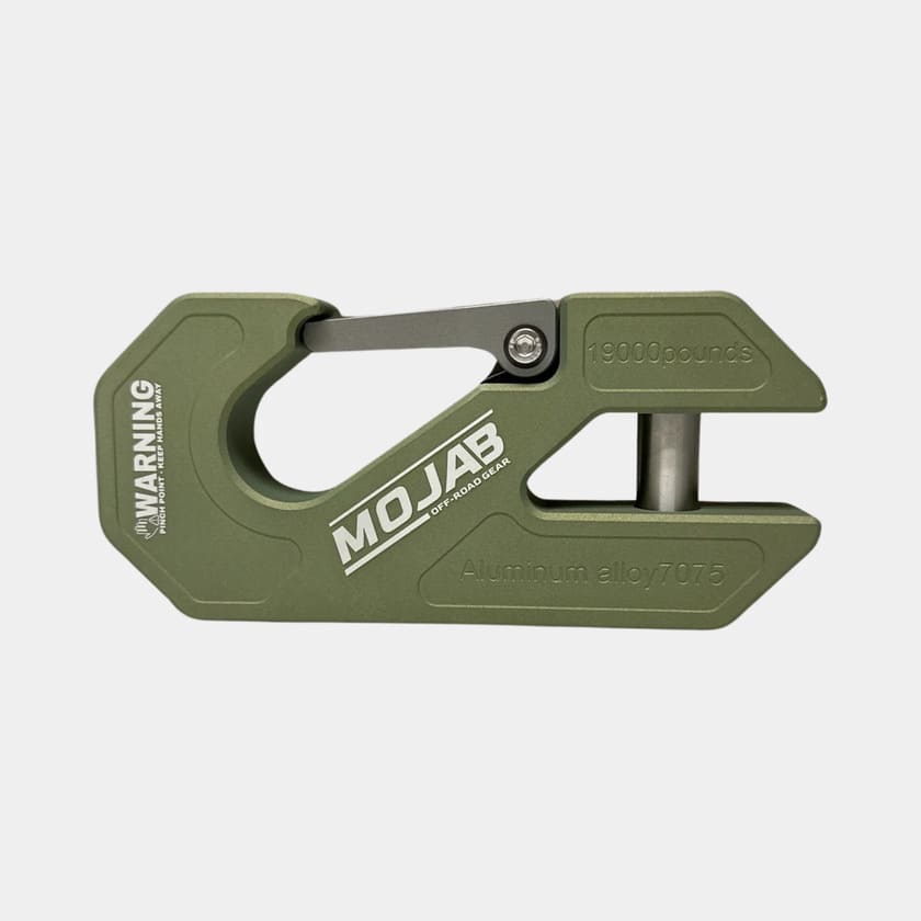 Mojab Off-Road Aluminum Closed Latch & Winch Shackle