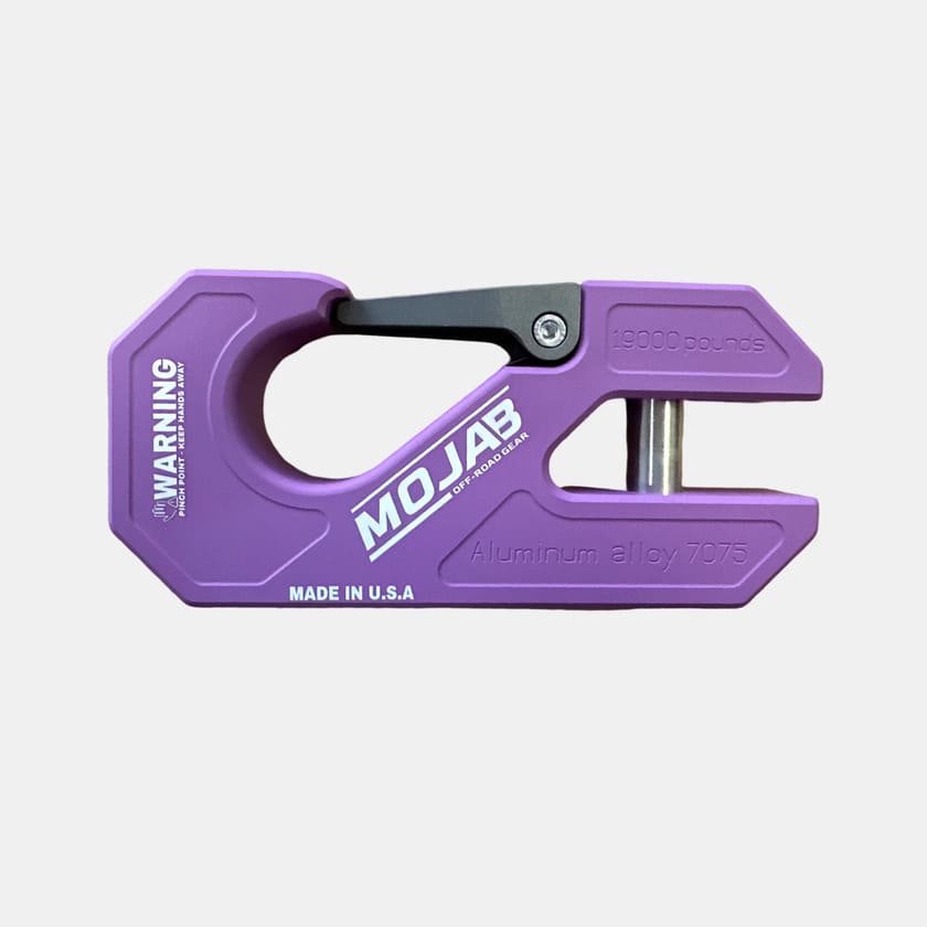 Mojab Off-Road Aluminum Closed Latch & Winch Shackle