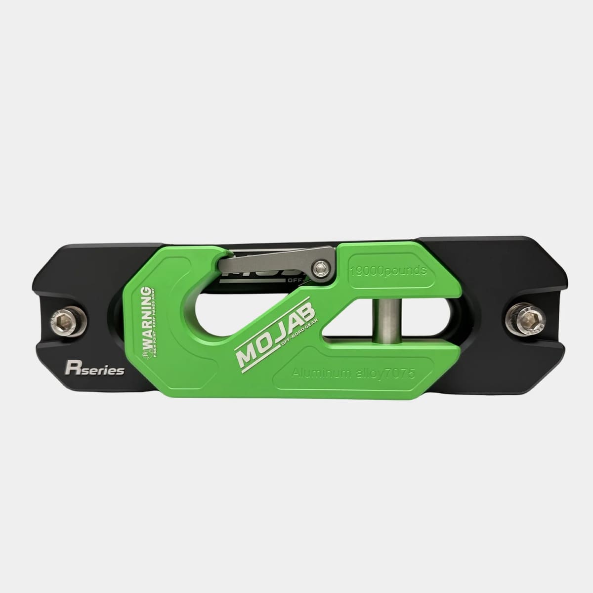 Mojab Off-Road Aluminum Recessed Winch Shackle with Closed Latch & Fairlead Kit