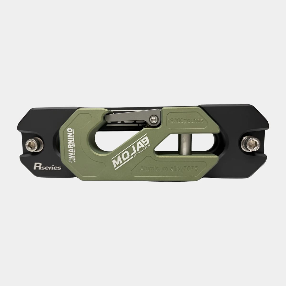 Mojab Off-Road Aluminum Recessed Winch Shackle with Closed Latch & Fairlead Kit