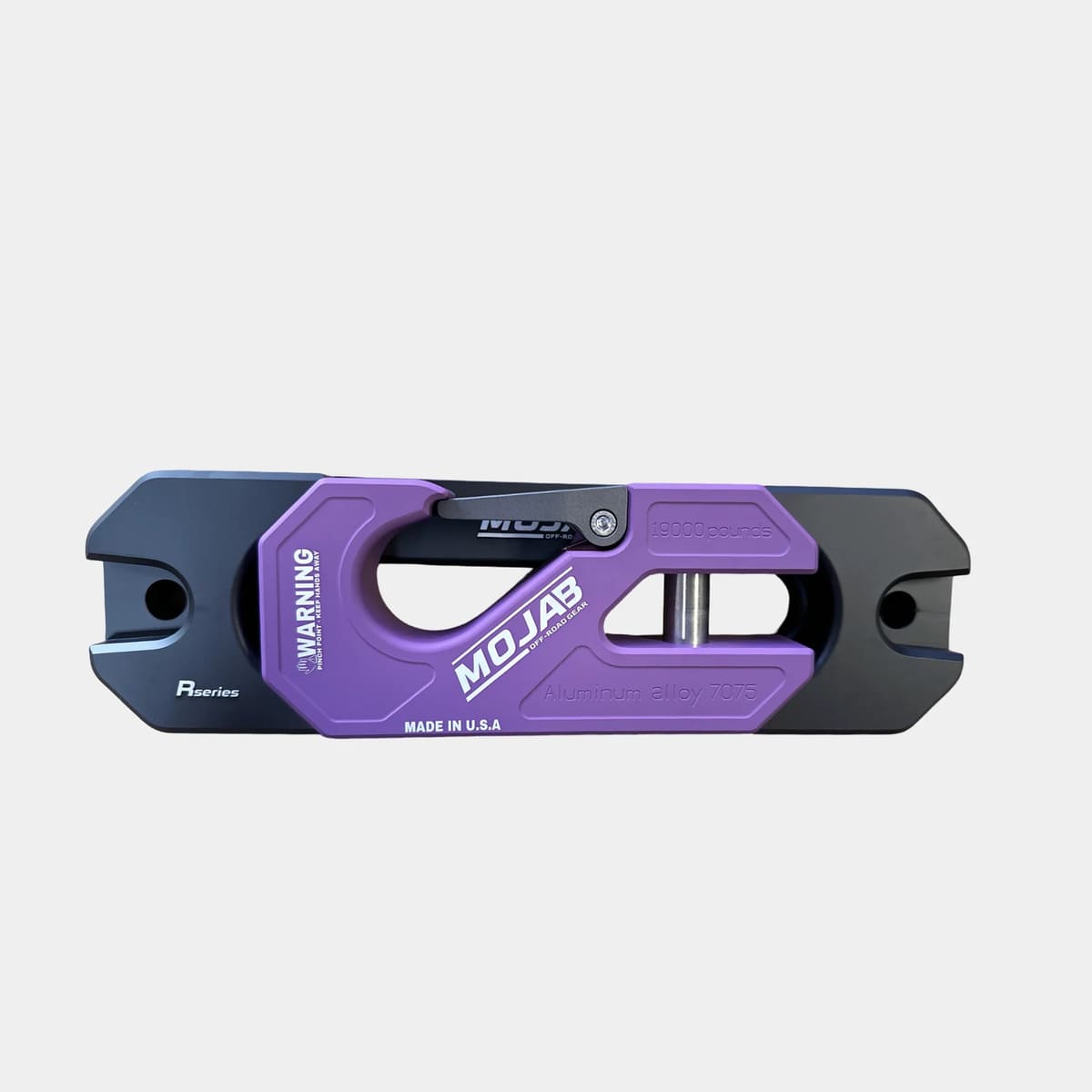 Mojab Off-Road Aluminum Recessed Winch Shackle with Closed Latch & Fairlead Kit