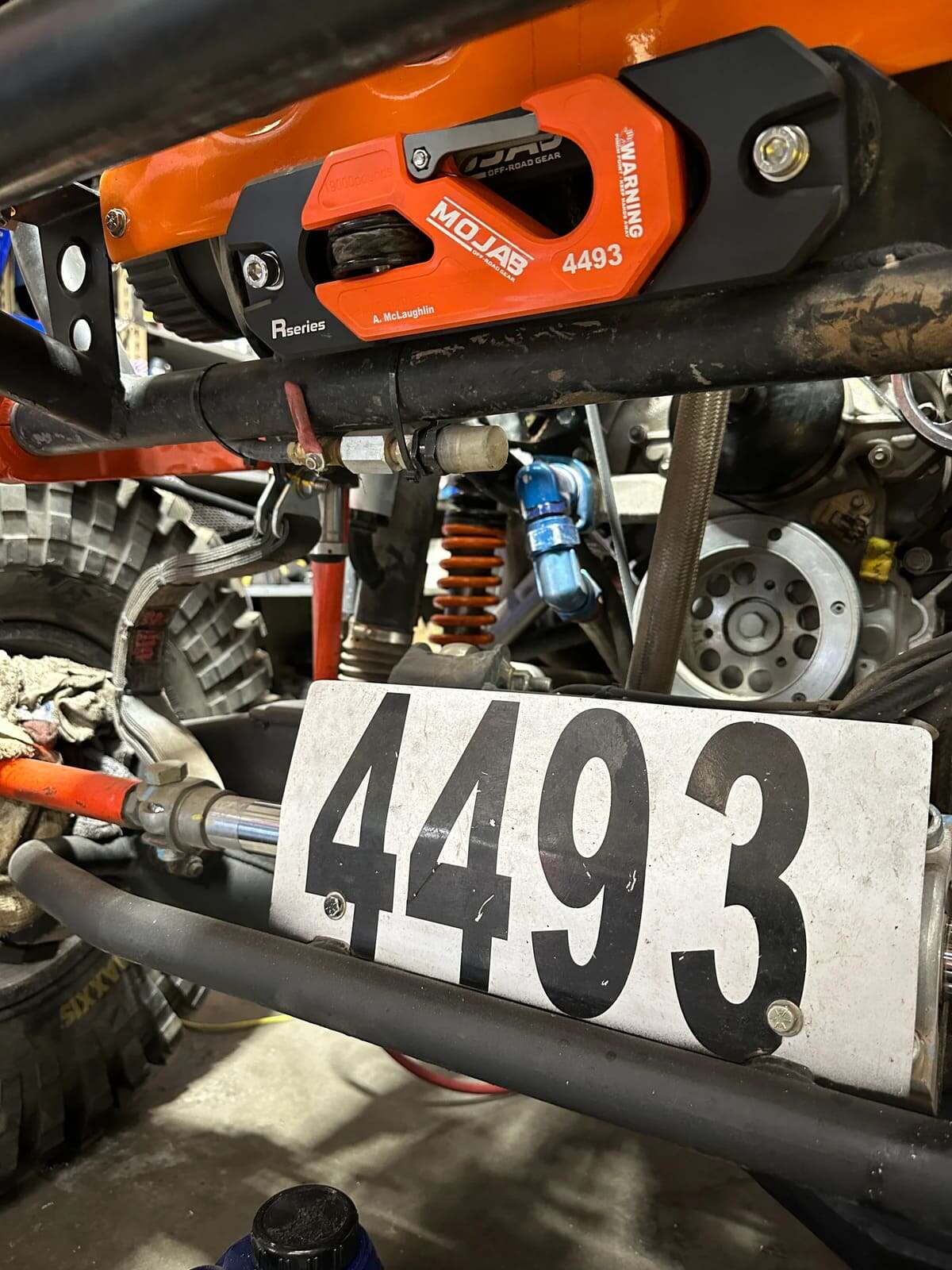 Mojab Off-Road Aluminum Recessed Winch Shackle with Closed Latch & Fairlead Kit