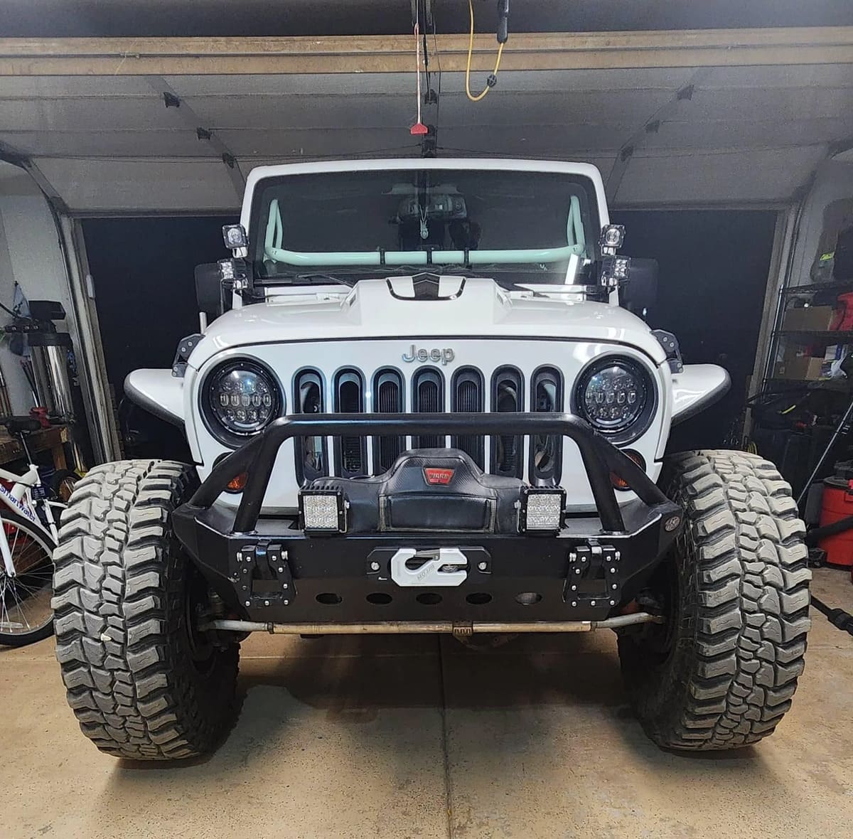 Mojab Off-Road Aluminum Recessed Winch Shackle with Closed Latch & Fairlead Kit