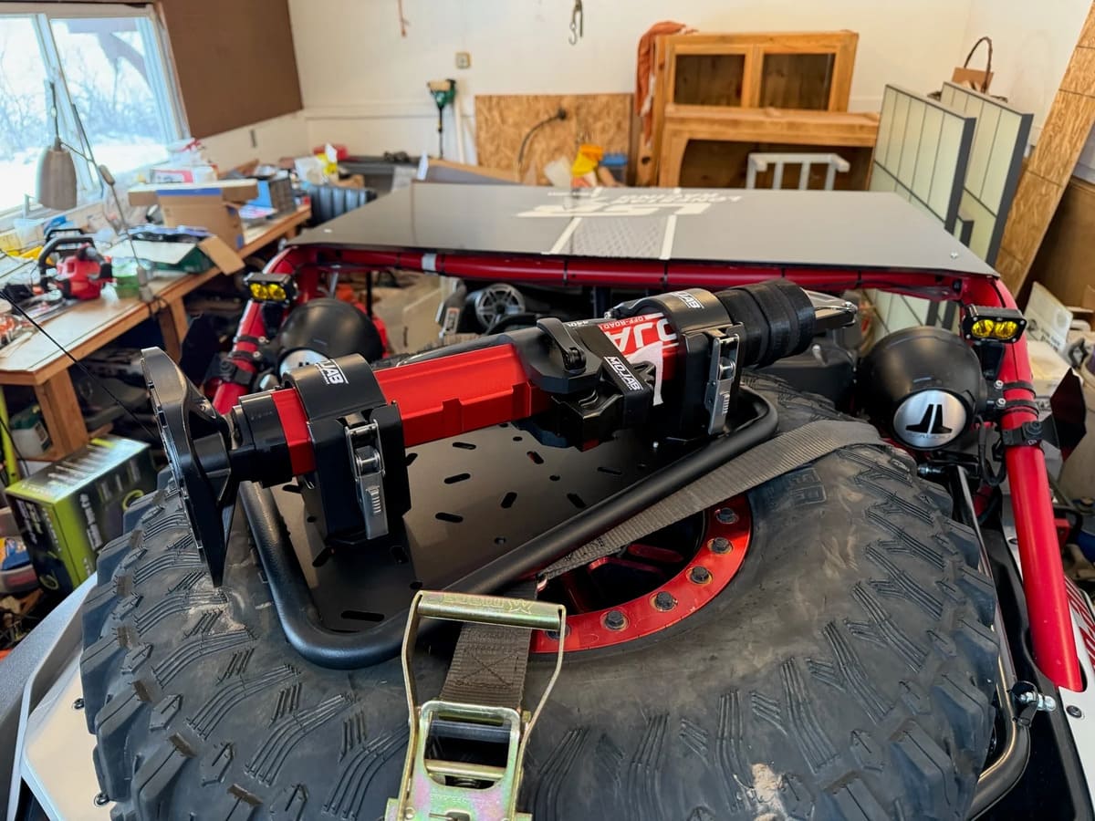 Mojab Off-Road Carbon Pro SXS Hydraulic Jack with Mounting Clamps