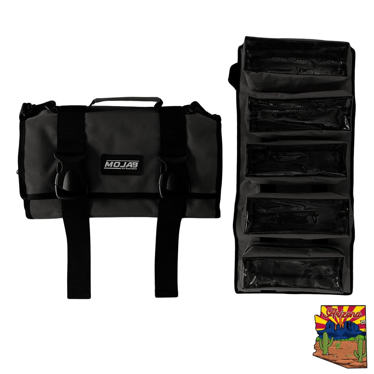 Mojab Off-Road Large Canvas Tool Organizer Bag With 5 Removeable Pouches
