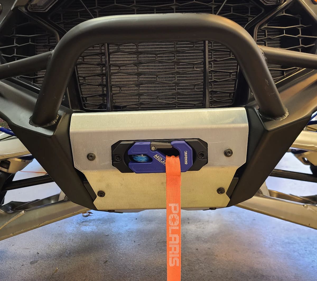 Mojab Off-Road UTV Aluminum Recessed Side By Side Winch Shackle W/Fairlead Kit