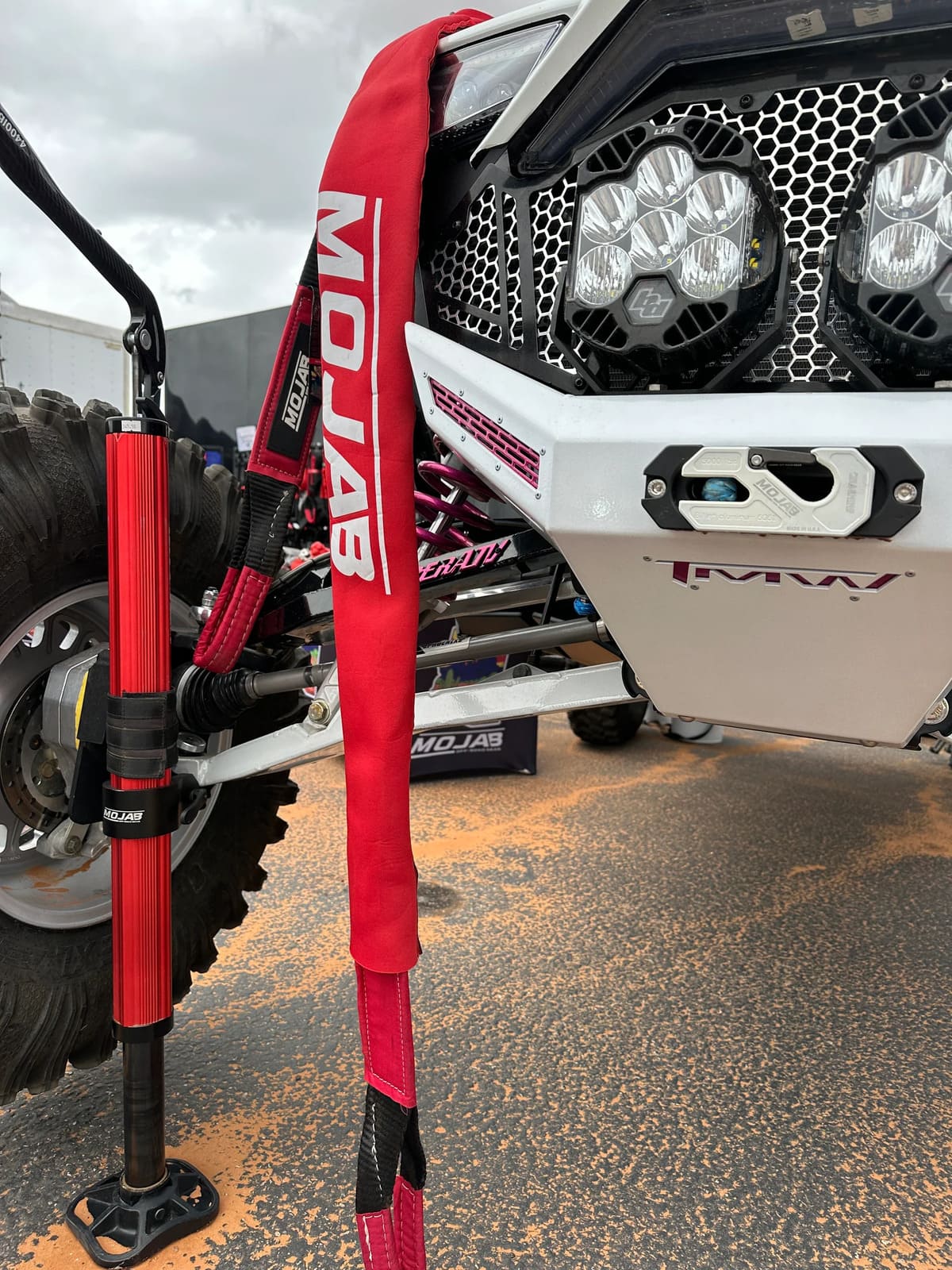 Mojab Off-Road UTV Aluminum Recessed Side By Side Winch Shackle W/Fairlead Kit