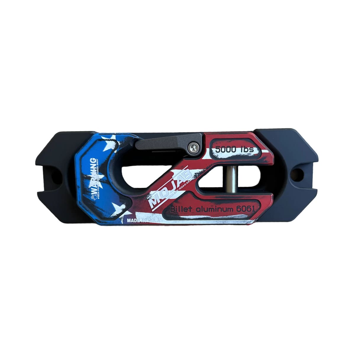 Mojab Off-Road UTV Aluminum Recessed Side By Side Winch Shackle W/Fairlead Kit