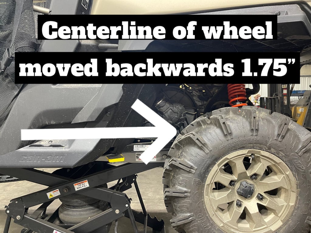 Moorehead Offroad Can-Am Defender 65"/1.75” Raked Rear A-Arms