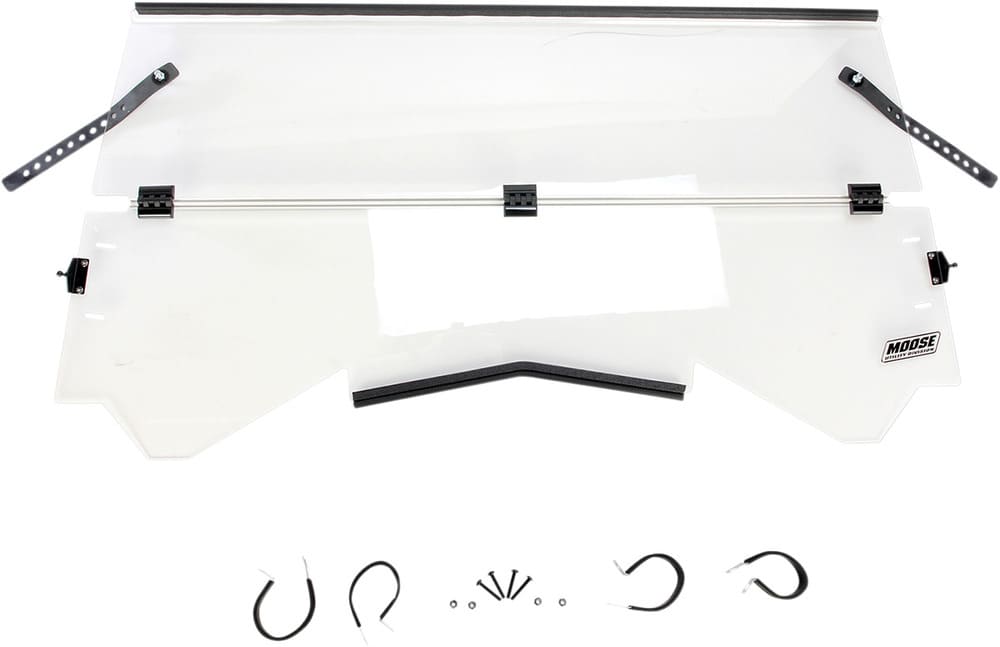 Moose Utility '14-'16 Can-Am Maverick 1000R Full Folding Windshield - Clear