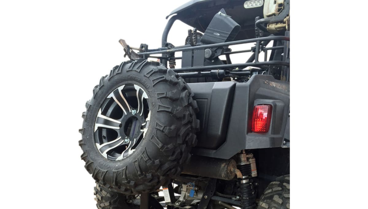 Moose Utility 2" Receiver Hitch Spare Tire Mount Kit - Black