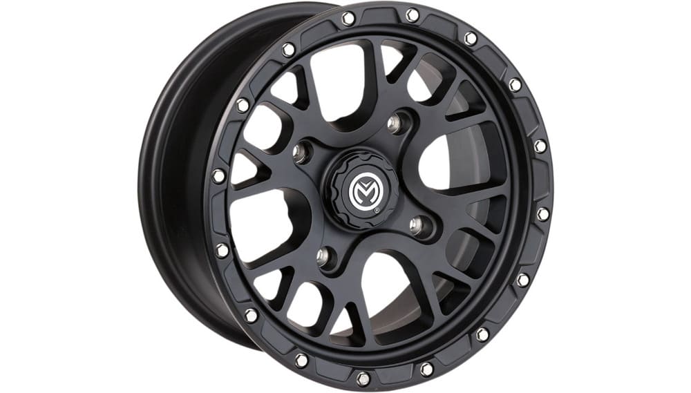 Moose Utility '23 Polaris General XP 1000 Black Front/Rear 545X Standard LIP Wheel