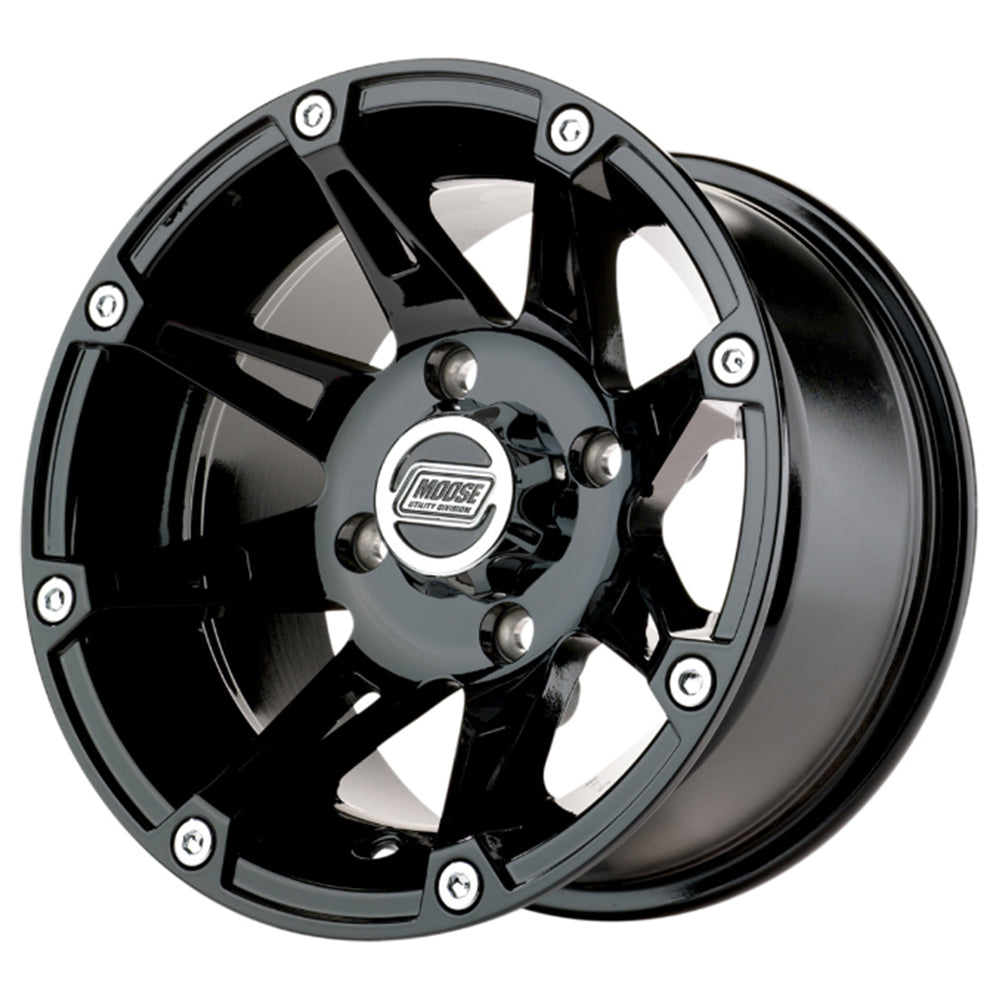 Moose Utility '23 Polaris General XP 4 1000 Rear 387X Standard Lip Wheel - Black