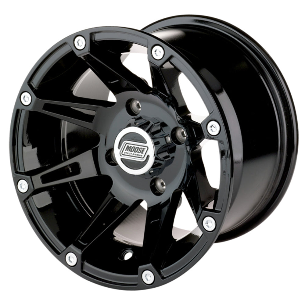 Moose Utility '23 Polaris General XP 4 1000 Rear 387X Standard Lip Wheel - Black