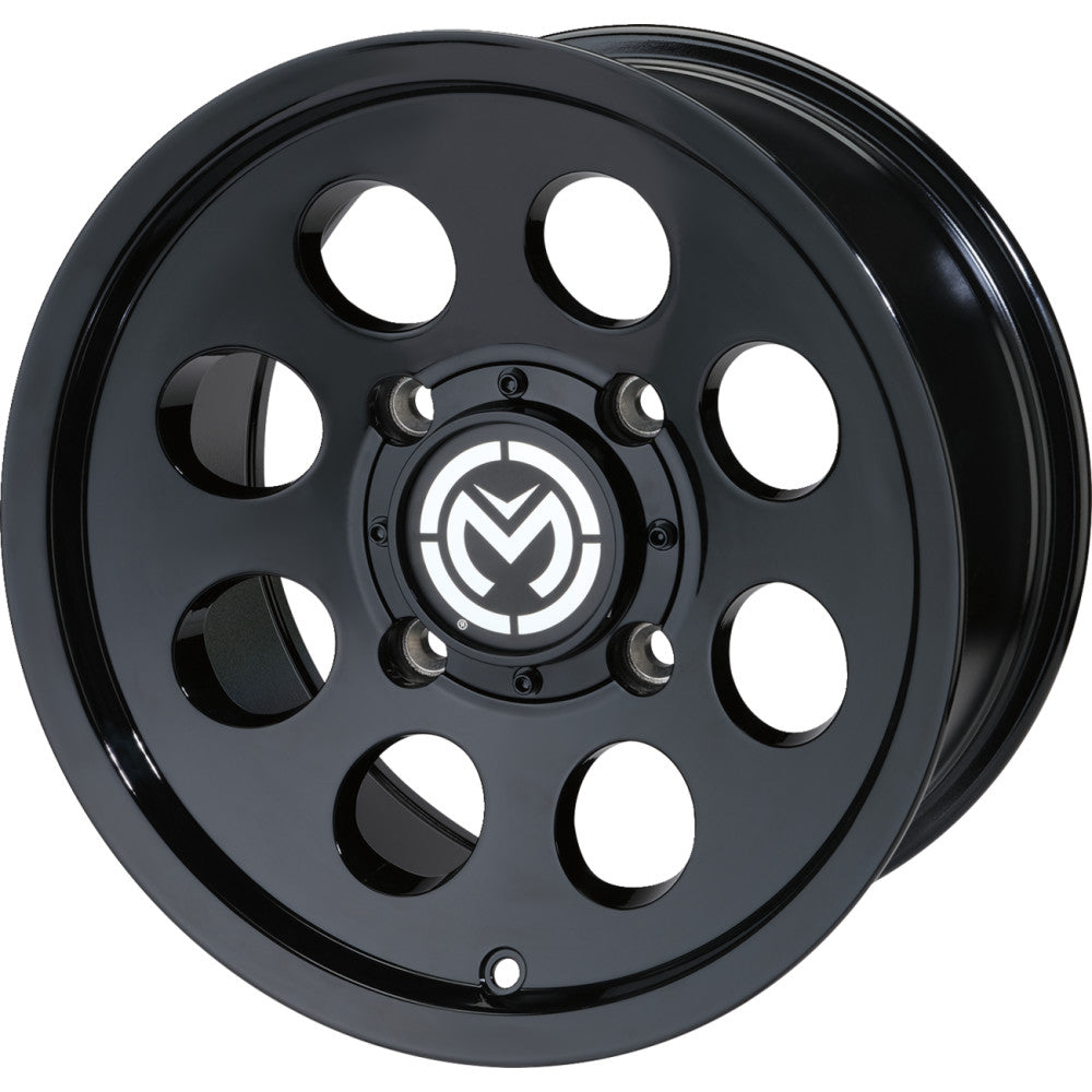Moose Utility 26X Front/ Rear Black Wheel - 14x7 - 4/136 - 4+3