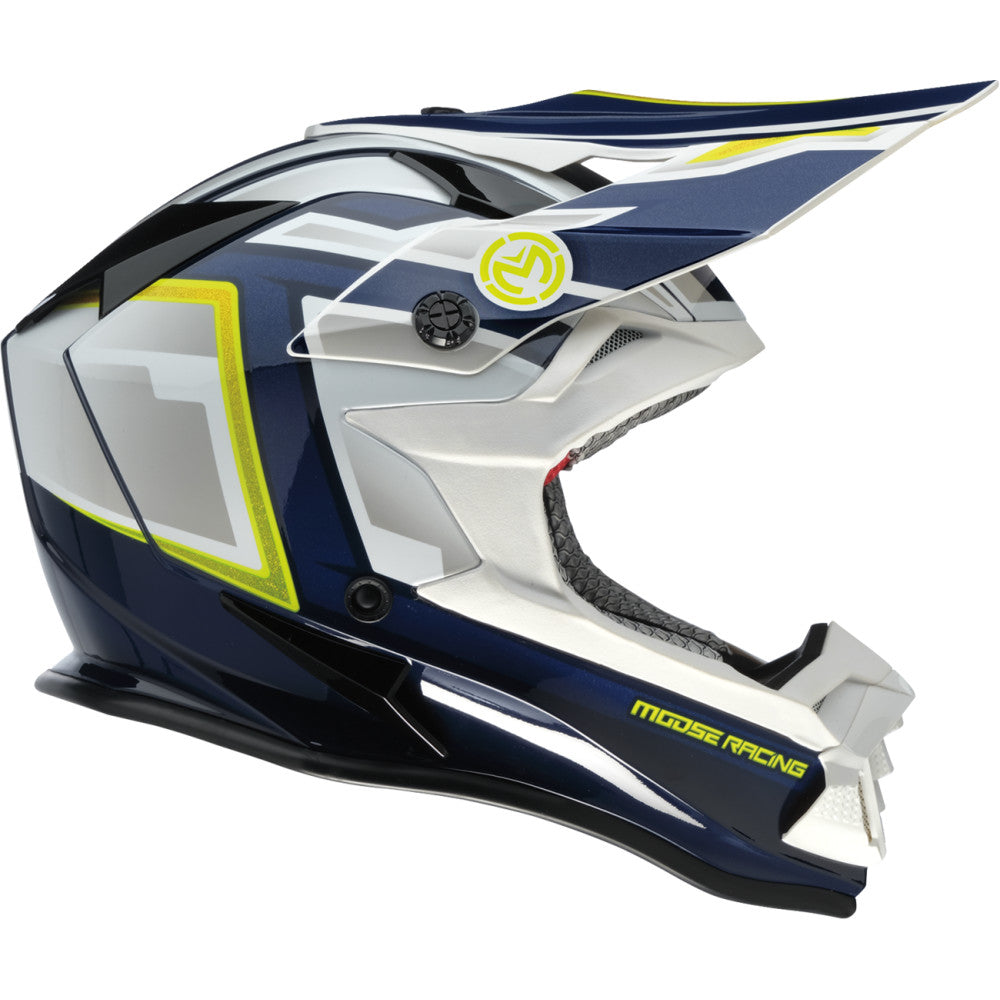 Moose Utility 2XL MR3 F.A.F. Helmet - White/Navy/Green