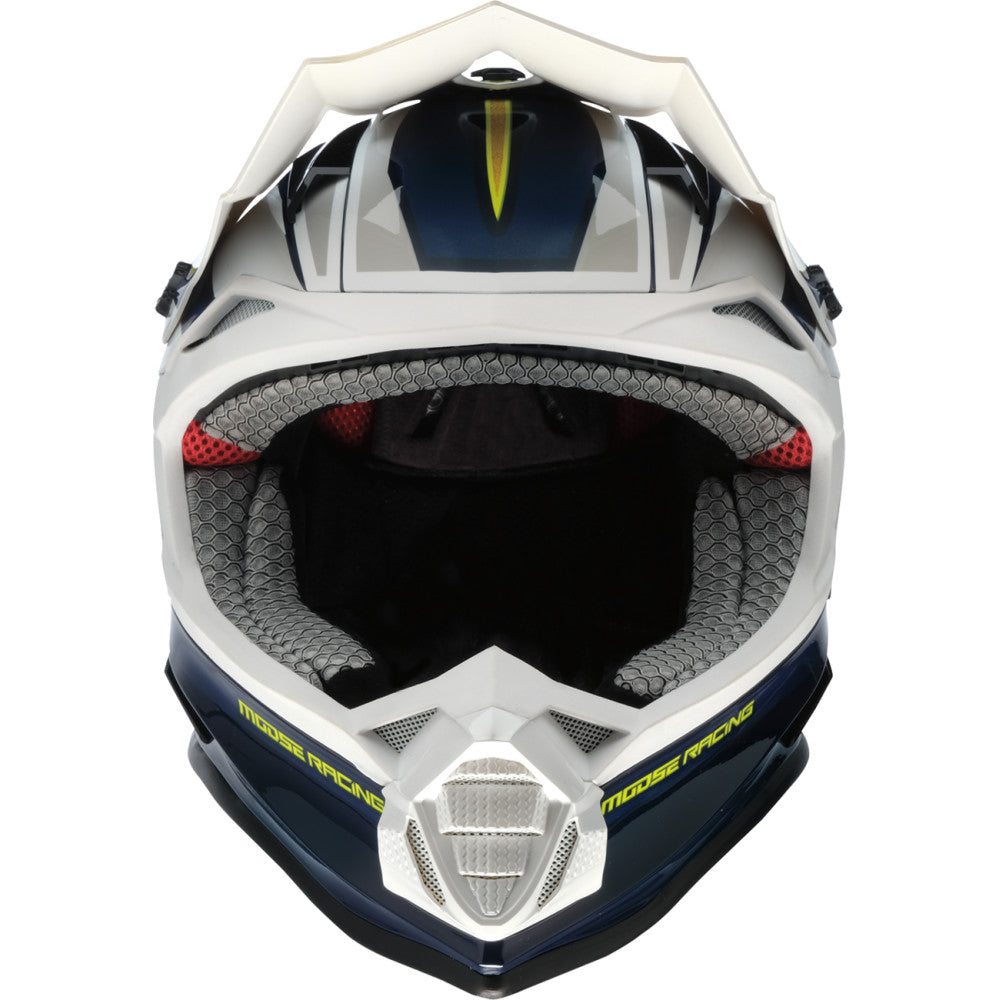 Moose Utility 2XL MR3 F.A.F. Helmet - White/Navy/Green
