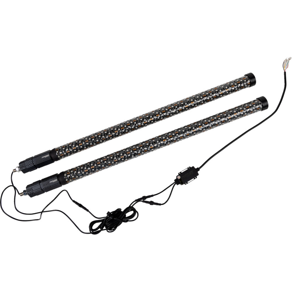 Moose Utility 3' Quick Release Whip Lights - Pair