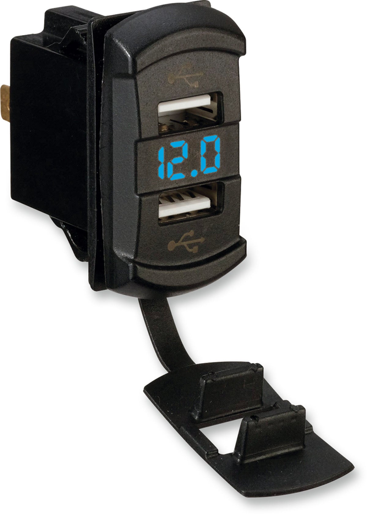 Moose Utility Dual USB Charger w/ Voltage Monitor
