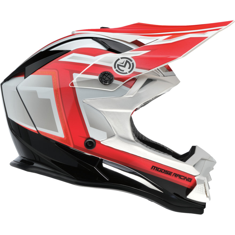 Moose Utility Large MR3 F.A.F. Helmet - White/Black/Red