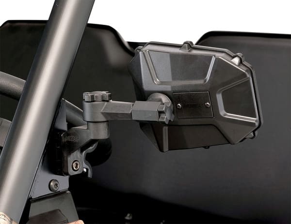 Moose Utility Polaris Pro-Fit Roll Cages Side Mirror Adapter w/ Flat Mountable Option - Black