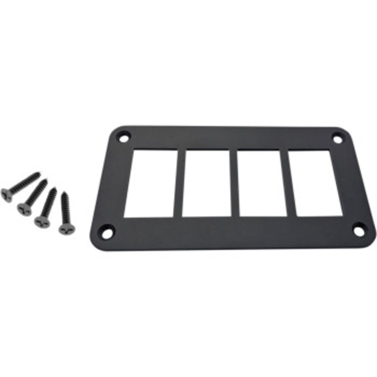 Moose Utility Universal 4 Switches Dash Plate - Black